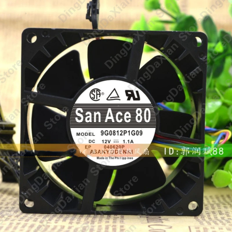 d 1PCS For SANYO 9G0812P1G09 | DC12V 1.10A | 8CM | High Power Industrial Chassis Cooling Fan
d 1PCS For SANYO 9G0812P1G09 | DC12V 1.10A | 8CM | High Power Industrial Chassis Cooling Fan