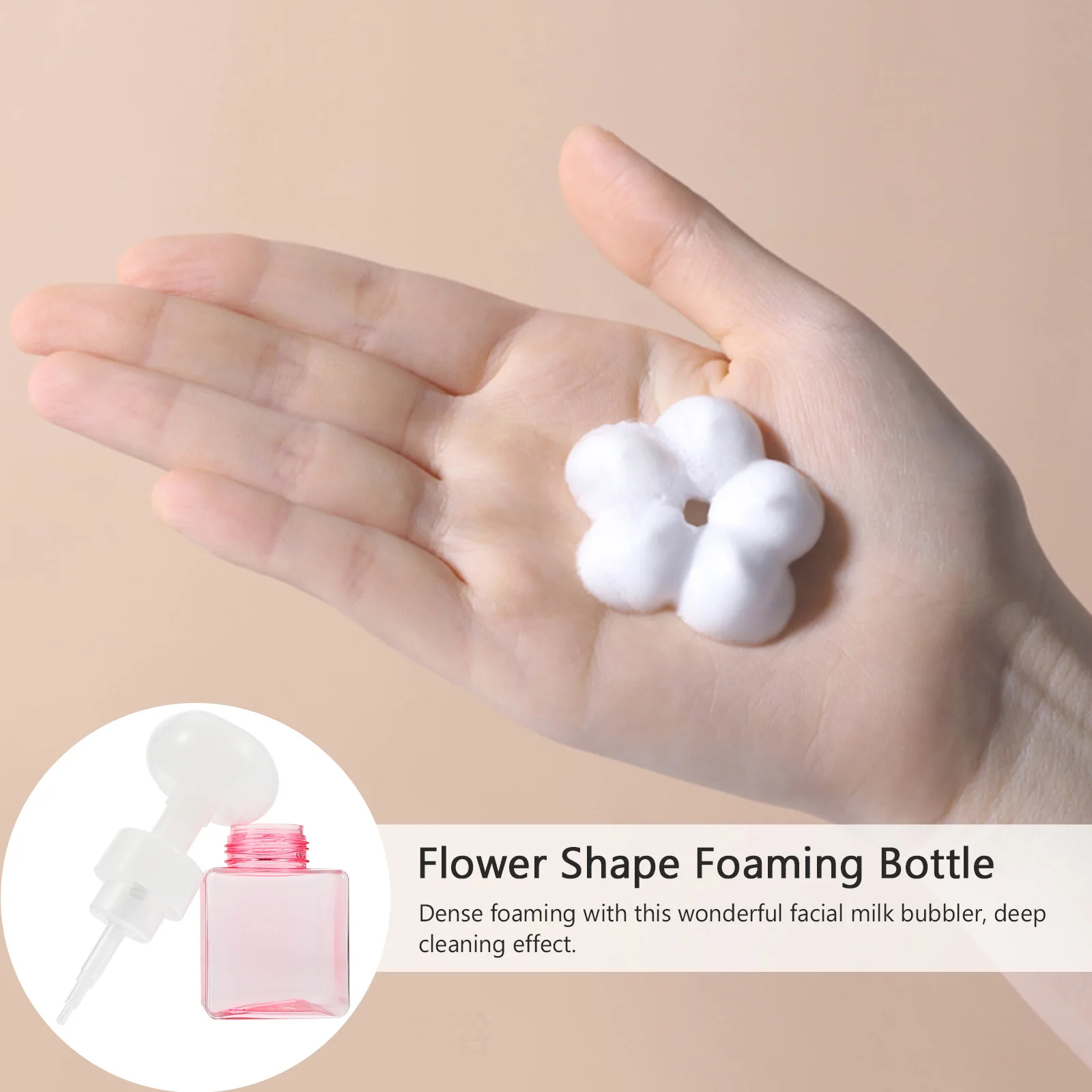 250ml Flower Shaped Facial Mousse Bottle Leakproof Portable Empty Foaming Container Travel Refillable Soap Dispenser Hiking Trip
250ml Flower Shaped Facial Mousse Bottle Leakproof Portable Empty Foaming Container Travel Refillable Soap Dispenser Hiking Trip