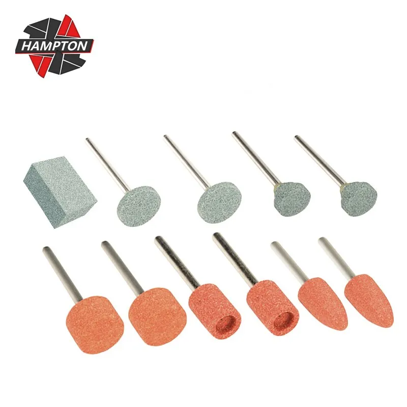 HAMPTON 11pcs Polishing Head Grinding Head Set Abrasive Mounted For Dremel Rotary Power Tools Electric Grinding Stone Wheel
HAMPTON 11pcs Polishing Head Grinding Head Set Abrasive Mounted For Dremel Rotary Power Tools Electric Grinding Stone Wheel