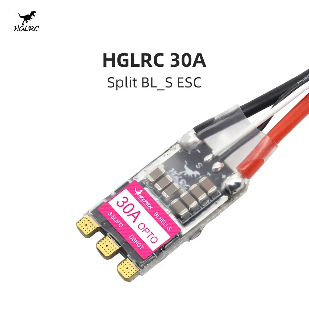 HGLRC Zeus BS30A ESC Single Speed Controller for FPV Drone
HGLRC Zeus BS30A ESC Single Speed Controller for FPV Drone