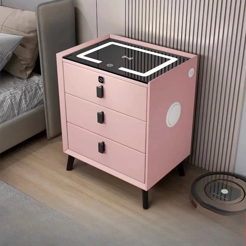 smart bedside table, multi-functional wireless charging minimalist, light luxury leather storage, small cabinet bedside table
smart bedside table, multi-functional wireless charging minimalist, light luxury leather storage, small cabinet bedside table