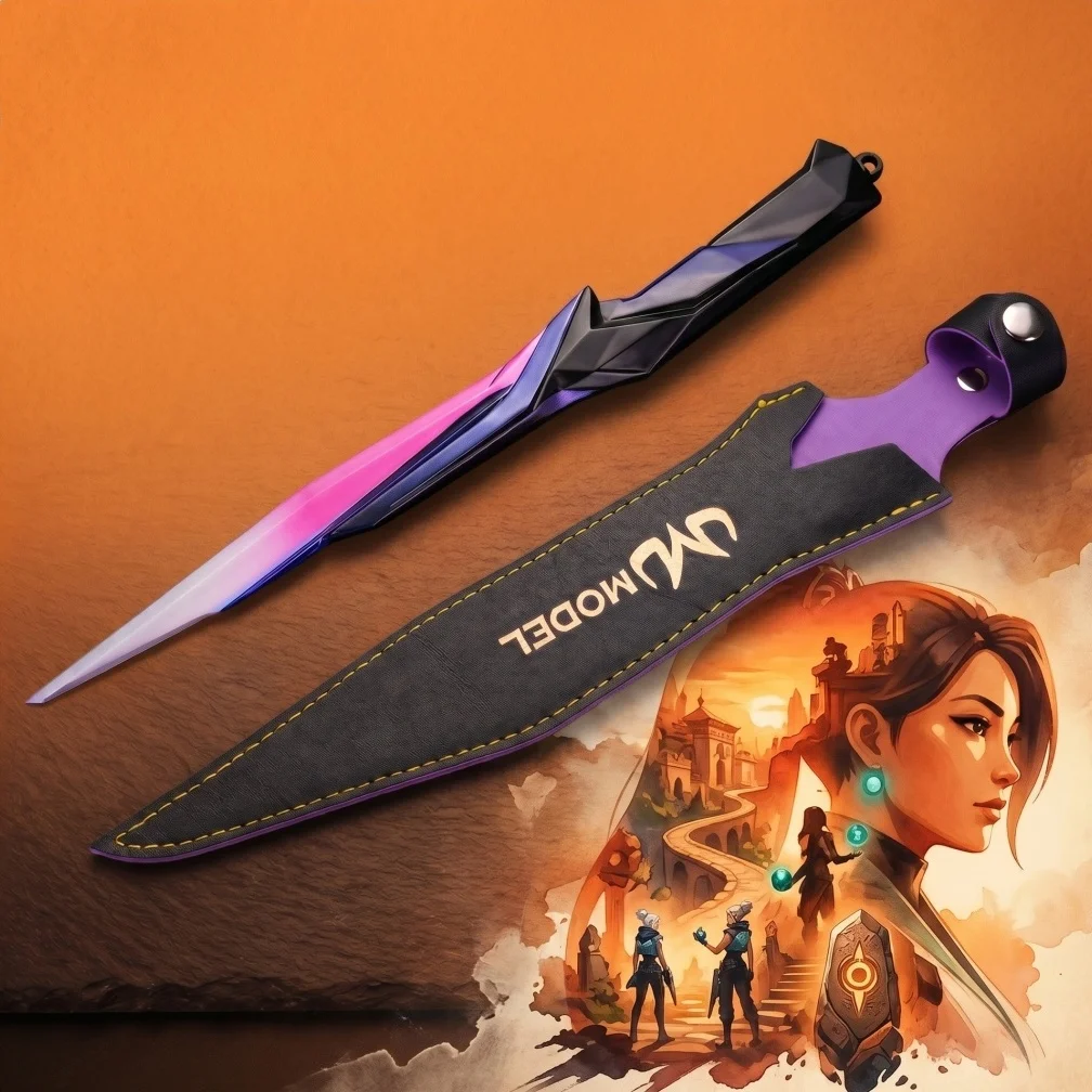 11inch Game Valorant Katana Anime Cosplay Prop Sword Ninja Knife Blade Real Size Japanese 1:1 Scale Metal Zinc Alloy Toy Gift
11inch Game Valorant Katana Anime Cosplay Prop Sword Ninja Knife Blade Real Size Japanese 1:1 Scale Metal Zinc Alloy Toy Gift