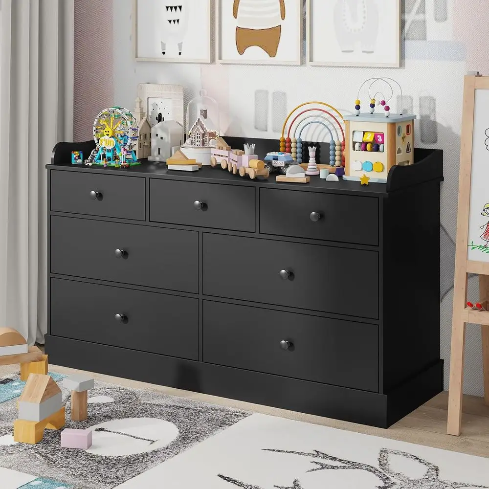Children's 7-Drawer Dresser, Changing Table, Nursery Furniture, White Chest of Drawers, Baby Dresser, Kids Bedroom Set, Nightsta
Children's 7-Drawer Dresser, Changing Table, Nursery Furniture, White Chest of Drawers, Baby Dresser, Kids Bedroom Set, Nightsta