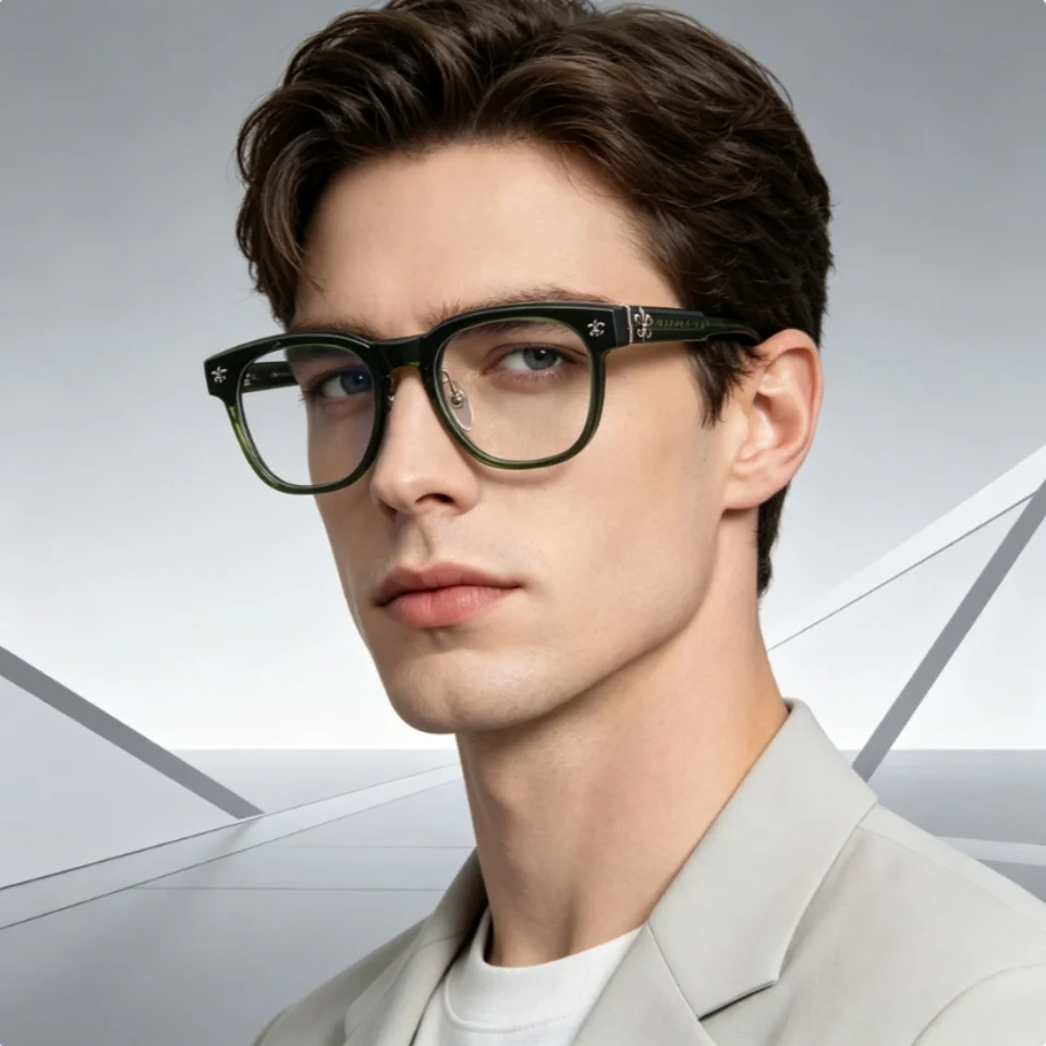 New Luxury Flexible Acetic Acid Square Round Frame Neutral Fashion Square High Quality Optical Prescription Glasses Frame UV400
New Luxury Flexible Acetic Acid Square Round Frame Neutral Fashion Square High Quality Optical Prescription Glasses Frame UV400