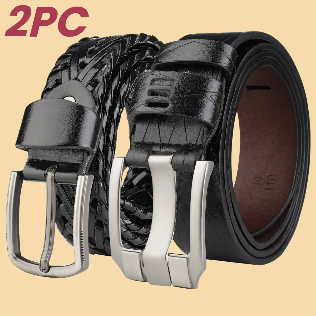 2PC, Classic needle buckle design men's waist belt, paired with casual pants and jeans, preferred for holiday/birthday gifts
2PC, Classic needle buckle design men's waist belt, paired with casual pants and jeans, preferred for holiday/birthday gifts