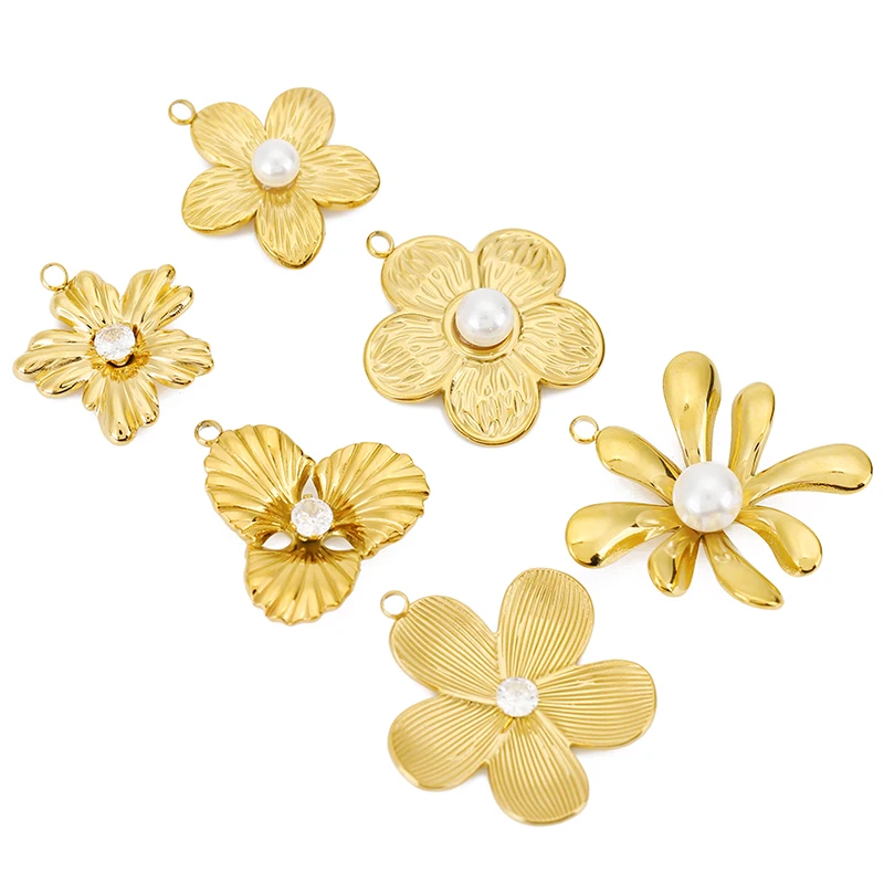 4pcs/Lot French Flower Stone Stainless Steel Diy Pendants Women Irregular Petals Earring Charms Peach Blossom Jewelry Finding
4pcs/Lot French Flower Stone Stainless Steel Diy Pendants Women Irregular Petals Earring Charms Peach Blossom Jewelry Finding
