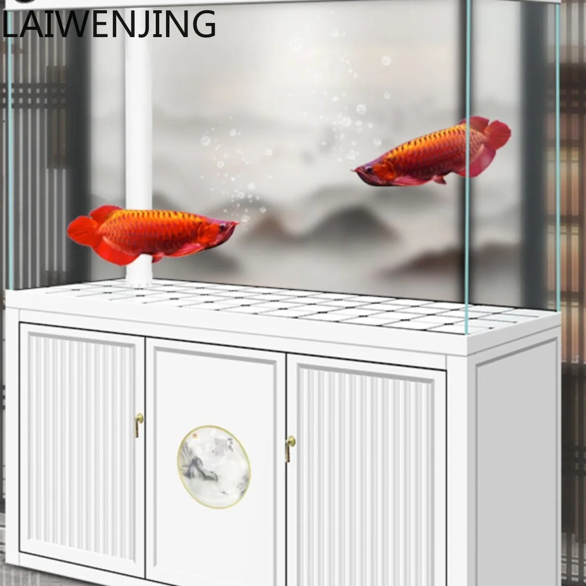 HLZ новый бытовой аквариум в китайском стиле, ультра прозрачное стекло, напольный нижний фильтр, аквариум не требуется для изменения воды
HLZ новый бытовой аквариум в китайском стиле, ультра прозрачное стекло, напольный нижний фильтр, аквариум не требуется для изменения воды