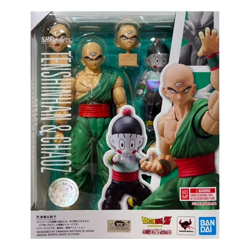 Bandai S.H.Figuarts, оригинальный набор Dragon Ball Z Tien Shinhan Chiaotzu, модель аниме, экшн-фигурки, игрушки для детей, подарки
Bandai S.H.Figuarts, оригинальный набор Dragon Ball Z Tien Shinhan Chiaotzu, модель аниме, экшн-фигурки, игрушки для детей, подарки