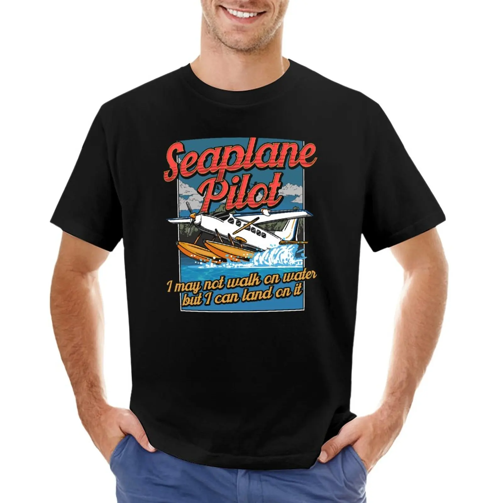 Seaplane Pilot Loves Flying Pilots License Gift T-Shirt tees Aesthetic clothing boys whites blacks funny t shirts for men
Seaplane Pilot Loves Flying Pilots License Gift T-Shirt tees Aesthetic clothing boys whites blacks funny t shirts for men