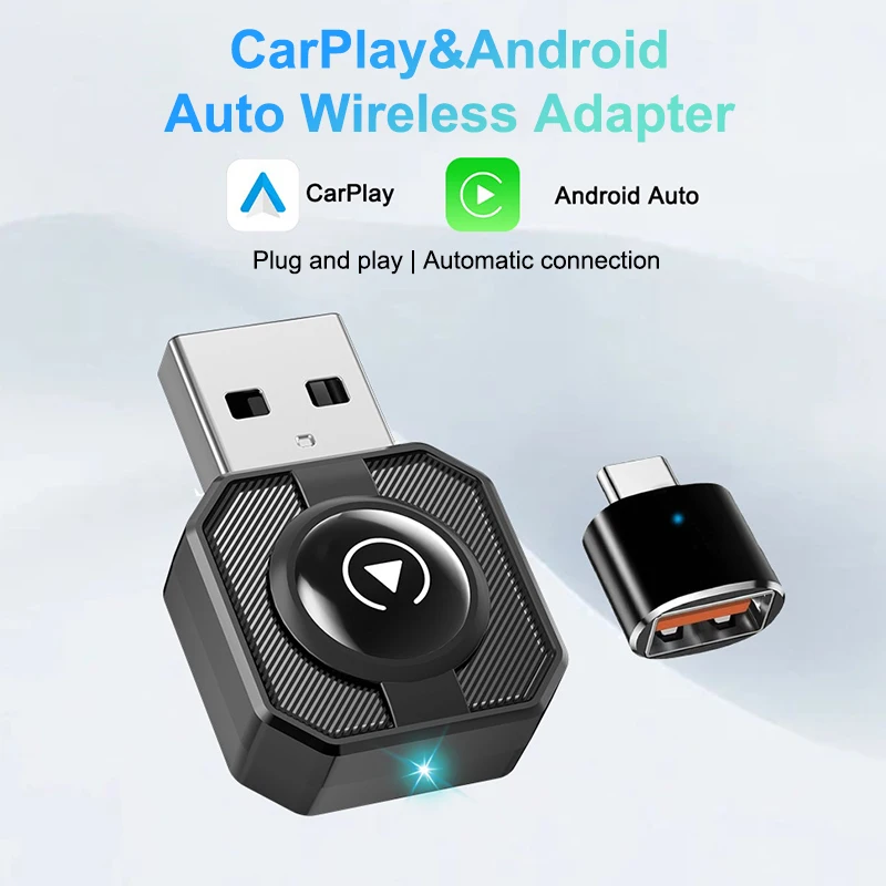 Wired to Wireless CarPlay/Android Auto Box - Mini Plug & Play Adapter for VW
Wired to Wireless CarPlay/Android Auto Box - Mini Plug & Play Adapter for VW