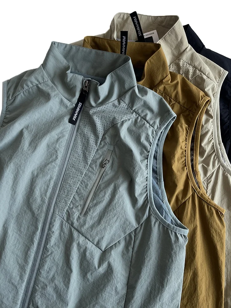 Tech Waterproof Mountain Series Functional Breathable Qui Dry Stand Collar Vest Workwear Laser Perforated Loose oulder Ja...
Tech Waterproof Mountain Series Functional Breathable Qui Dry Stand Collar Vest Workwear Laser Perforated Loose oulder Ja...