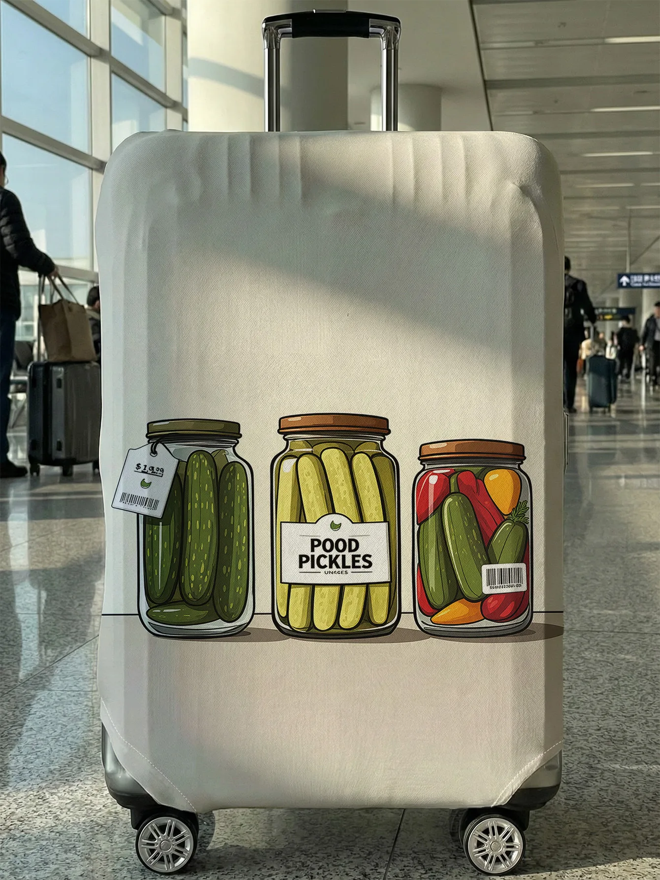 Чехол для багажа с принтом Fun Pickle Jars, подходит для чемоданов 18-32 дюймов, чехол на ручку чемодана, дорожные аксессуары
Чехол для багажа с принтом Fun Pickle Jars, подходит для чемоданов 18-32 дюймов, чехол на ручку чемодана, дорожные аксессуары