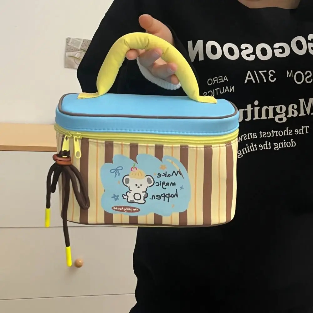 Lovely Multi Functional Cute Makeup Bag Cartoon Puppy Square Handheld Cosmetic Case Zipper Large Capacity Lunch Bag Girls
Lovely Multi Functional Cute Makeup Bag Cartoon Puppy Square Handheld Cosmetic Case Zipper Large Capacity Lunch Bag Girls