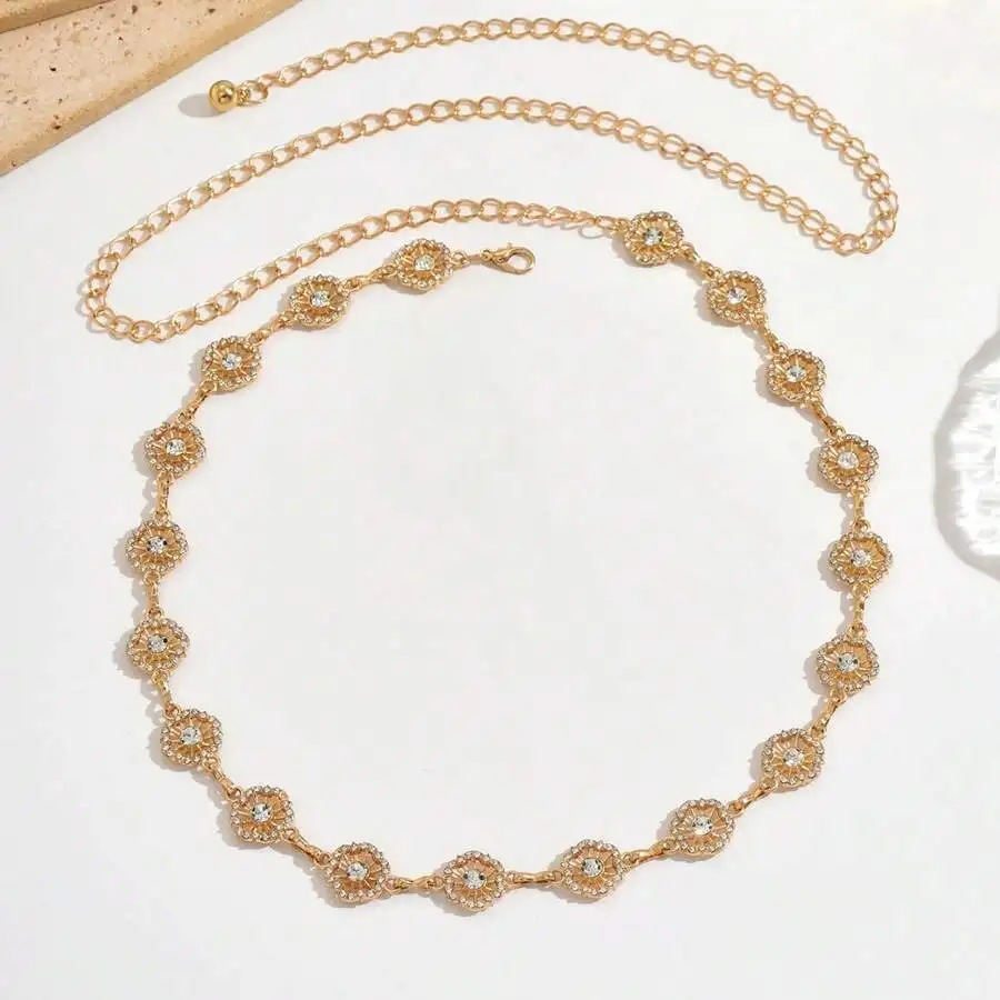 Hollow Flower Waist Chain For Women Fashion Summer Beach Vacation Jewelry Decoration
Hollow Flower Waist Chain For Women Fashion Summer Beach Vacation Jewelry Decoration