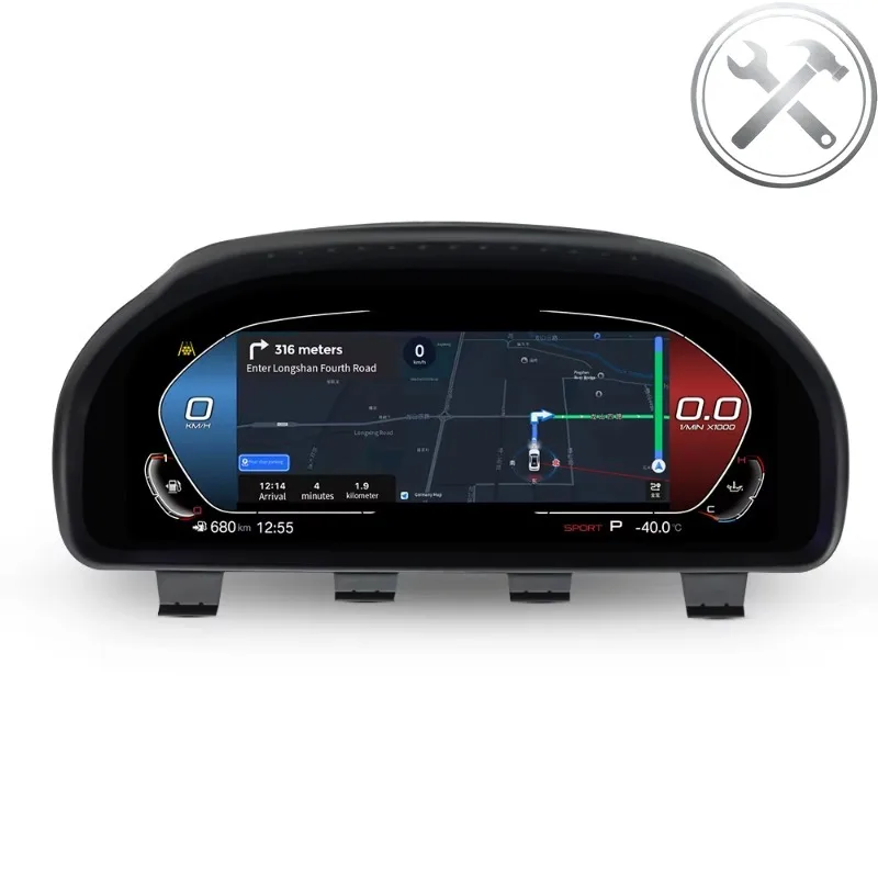 MEKEDE LINUX System Wireless Car‑play HD LCD Dashboard Speedometer Digital Cluster Auto Parts for GT F07 F10 F11 F18 F06 F12 F
MEKEDE LINUX System Wireless Car‑play HD LCD Dashboard Speedometer Digital Cluster Auto Parts for GT F07 F10 F11 F18 F06 F12 F