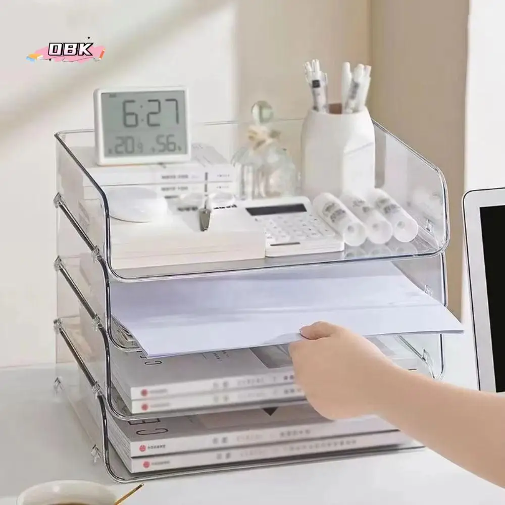 Stackable Brochure Holder Large Capacity Space Saving A4 Document Paper Organizer Simple Anti-slip Slot
Stackable Brochure Holder Large Capacity Space Saving A4 Document Paper Organizer Simple Anti-slip Slot