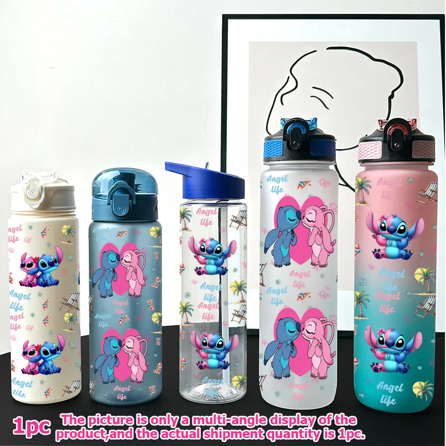 1Pc Disney Stitch Angel Printed 23-32oz Multi-plastic Water Bottle Portable Sports Water Cup Birthday Gift
1Pc Disney Stitch Angel Printed 23-32oz Multi-plastic Water Bottle Portable Sports Water Cup Birthday Gift