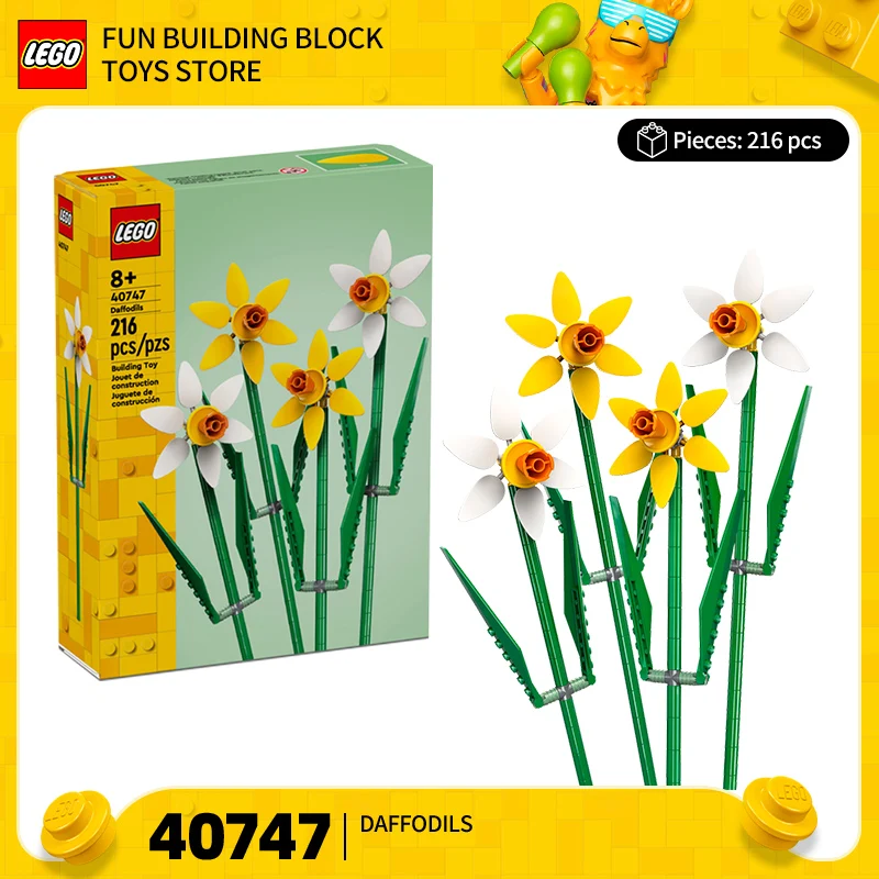 LEGO 40747 Нарцисс, креативная универсальная серия, детская головоломка, строительные блоки, игрушка в подарок
LEGO 40747 Нарцисс, креативная универсальная серия, детская головоломка, строительные блоки, игрушка в подарок