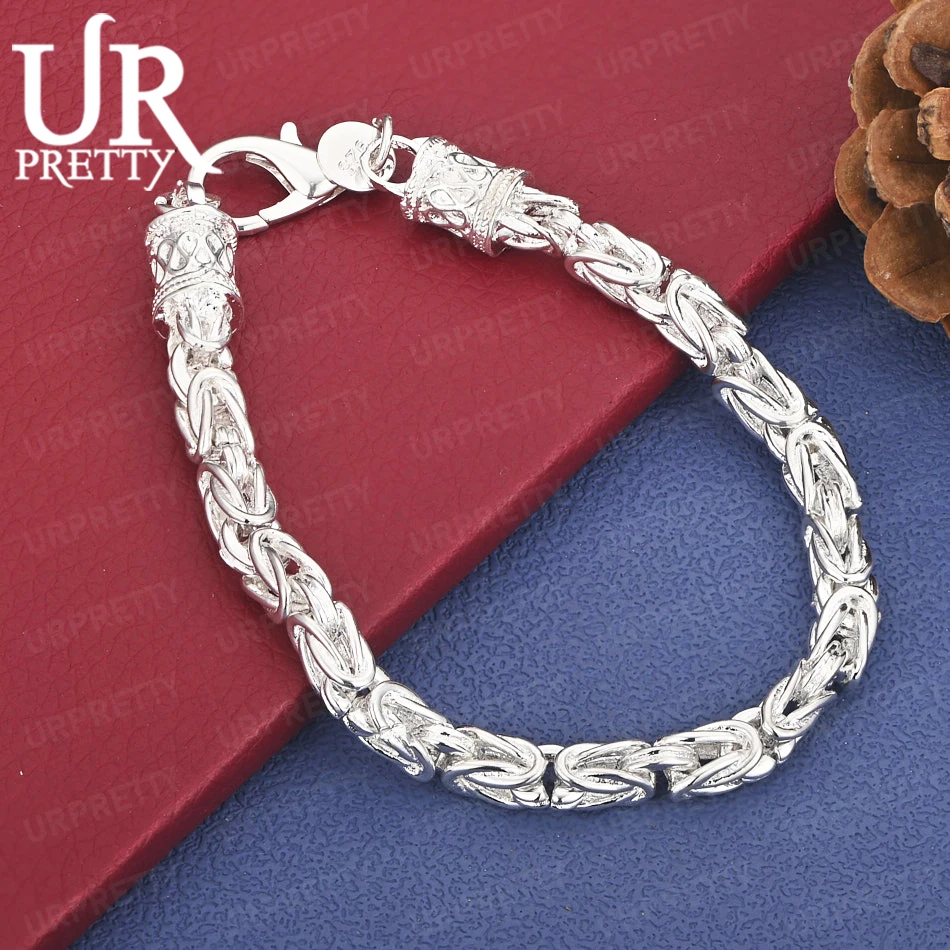 925 Sterling Silver Twisted Chain Bracelet Women Birthday Party Wedding High-Quality Gift Fashion Jewelry
925 Sterling Silver Twisted Chain Bracelet Women Birthday Party Wedding High-Quality Gift Fashion Jewelry