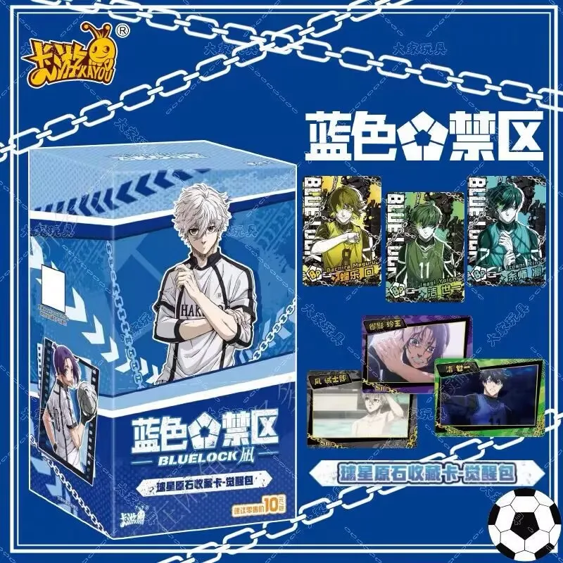 Подлинные карты Kayou Blue Lock Nagi Seishiro, коллекционные карты аниме Mystery Box, настольные игры, игрушки, подарки на день рождения для мальчиков и девочек
Подлинные карты Kayou Blue Lock Nagi Seishiro, коллекционные карты аниме Mystery Box, настольные игры, игрушки, подарки на день рождения для мальчиков и девочек