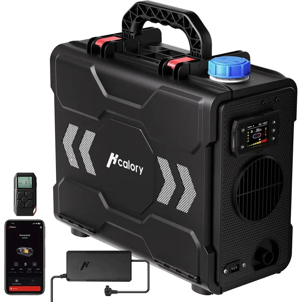 8KW Heater, 6L Toolbox 2S Plus Portable Air Heater All in One 110V/12/24V with App Control, WirelTemperature Sensing and Altitud
8KW Heater, 6L Toolbox 2S Plus Portable Air Heater All in One 110V/12/24V with App Control, WirelTemperature Sensing and Altitud