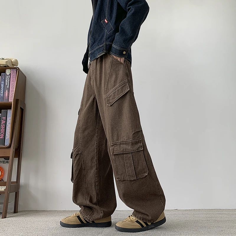 2026 Spring Men's American Retro Work Wide-leg TrousersTexture Wear Resistant Loose Straight Large Casual Pants
2026 Spring Men's American Retro Work Wide-leg TrousersTexture Wear Resistant Loose Straight Large Casual Pants