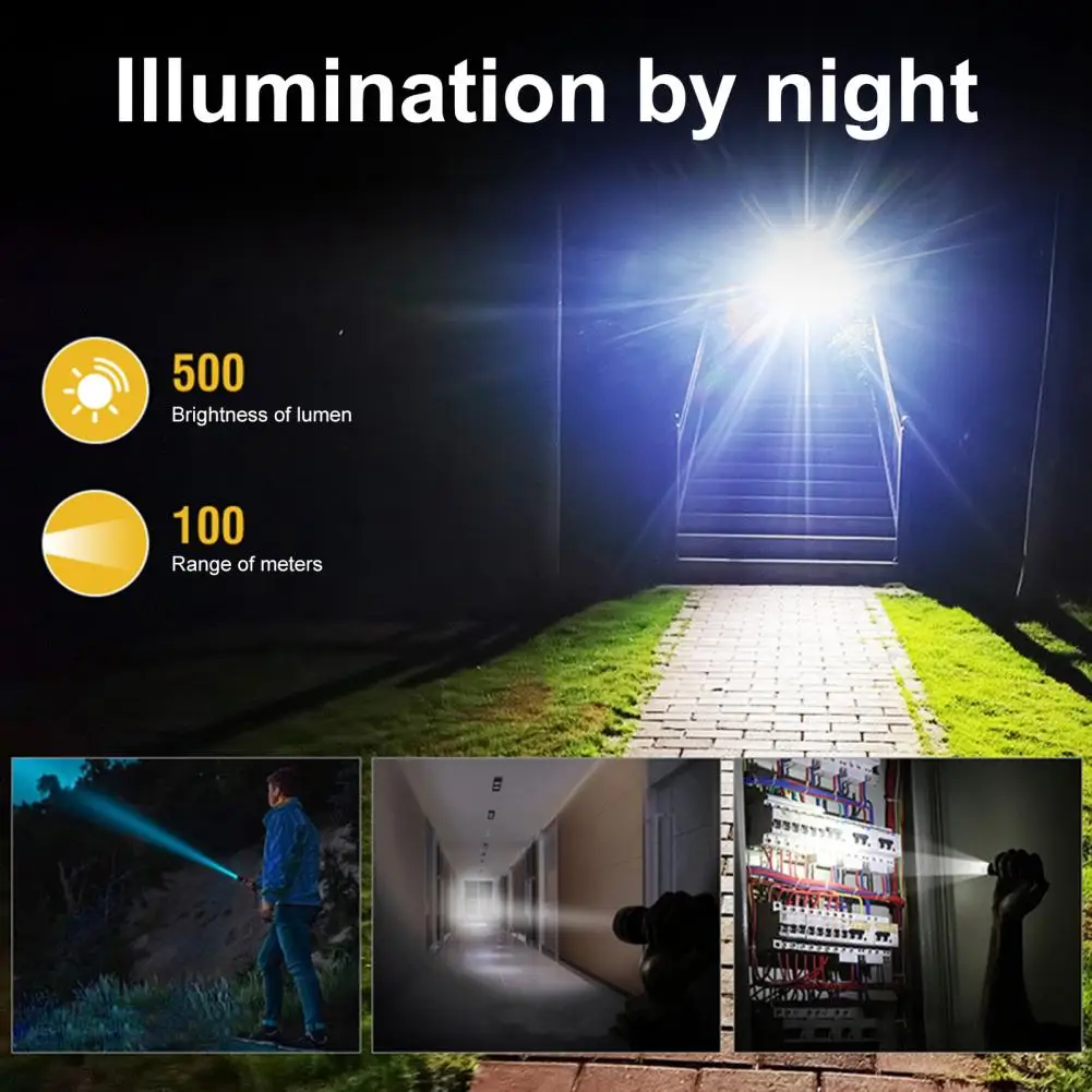 LED Flashlight Practical IPX5 Waterproof 500 Lumen Outdoor Portable Clip on Mini Flashlight LED Torch for Hiking
LED Flashlight Practical IPX5 Waterproof 500 Lumen Outdoor Portable Clip on Mini Flashlight LED Torch for Hiking