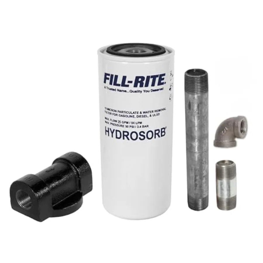 3/4" 18 GPM 68 LPM 10 Micron Hydrosorb Fuel Filter with Filter Head Kit
3/4" 18 GPM 68 LPM 10 Micron Hydrosorb Fuel Filter with Filter Head Kit