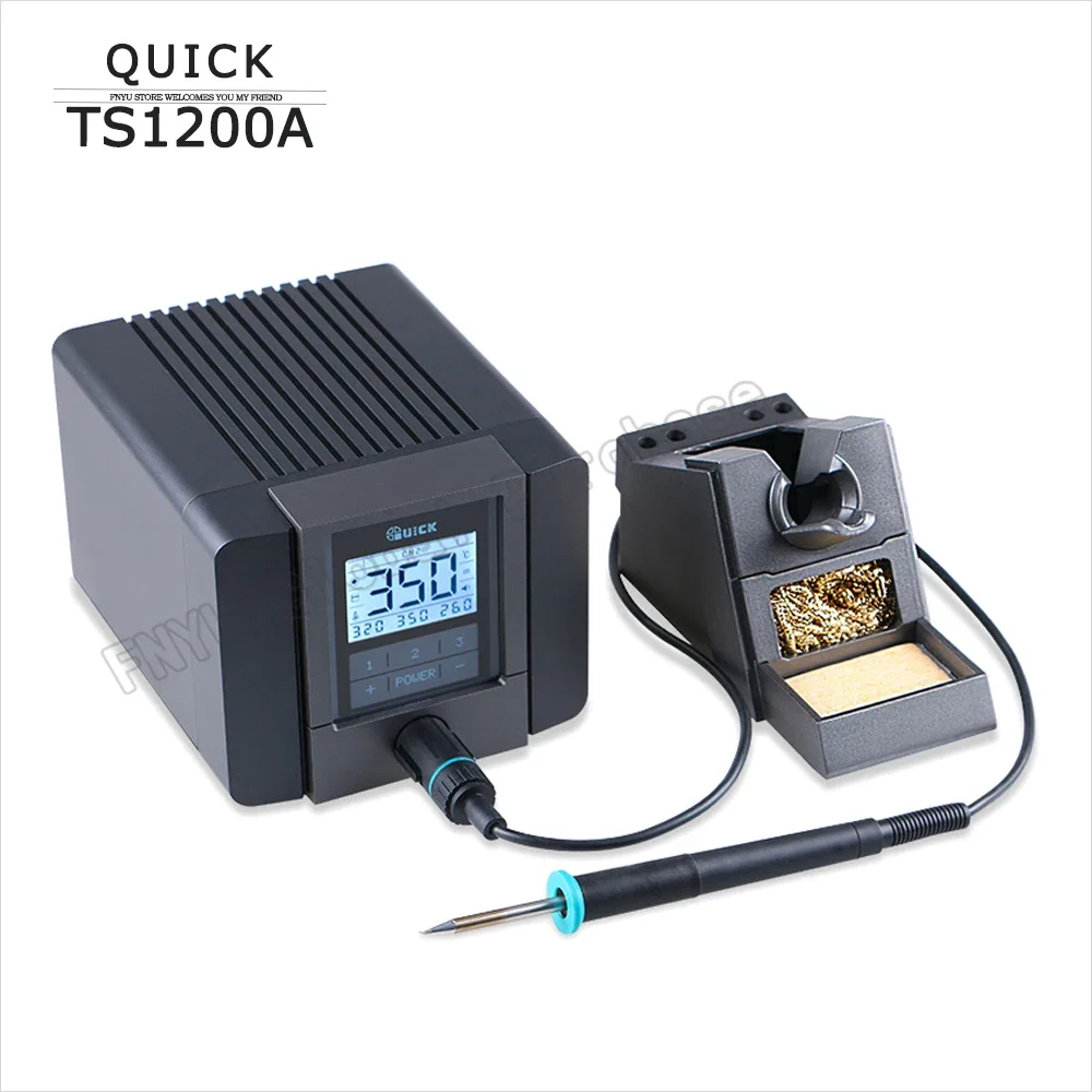 QUICK TS1200A Automatic Dormancy 8seconds Extreme Speed Temperature Return 120W Antistatic Intelligent Leadfree Welding Platform
QUICK TS1200A Automatic Dormancy 8seconds Extreme Speed Temperature Return 120W Antistatic Intelligent Leadfree Welding Platform