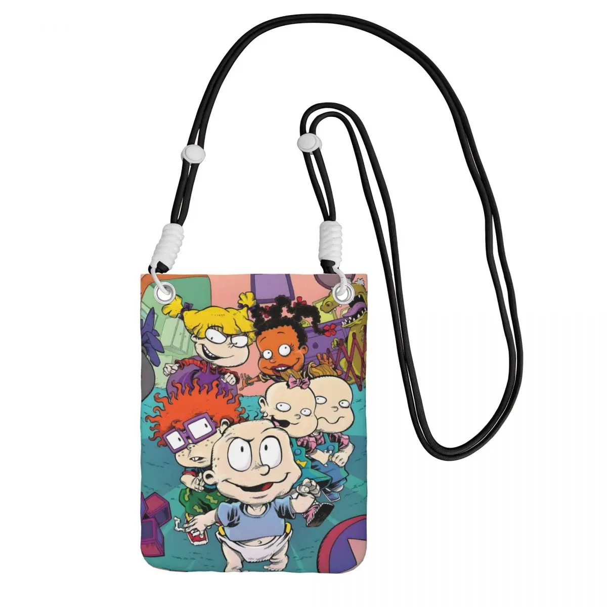 Custom R-Rugrats Carry A Mobile Phone Bag Diagonally Men Women Adventure Animation Shoulder Crossbody Bag Adjustable Length 
Custom R-Rugrats Carry A Mobile Phone Bag Diagonally Men Women Adventure Animation Shoulder Crossbody Bag Adjustable Length