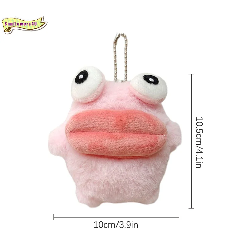 1pc Cute Sausage Mouth Frog Key Chain Cartoon Plush Doll Pendant Couple Key Ring Backpack Charms Car Bag Decor Christmas Gift
1pc Cute Sausage Mouth Frog Key Chain Cartoon Plush Doll Pendant Couple Key Ring Backpack Charms Car Bag Decor Christmas Gift