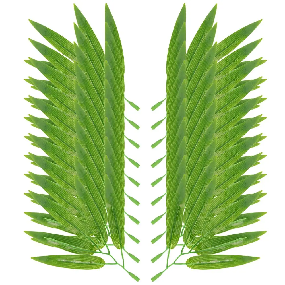 30 Pcs Artificial Bamboo Leaves Decoration Green Reusable Home Garden Party Cake Wreath Arranging Fake Stems Plastic
30 Pcs Artificial Bamboo Leaves Decoration Green Reusable Home Garden Party Cake Wreath Arranging Fake Stems Plastic