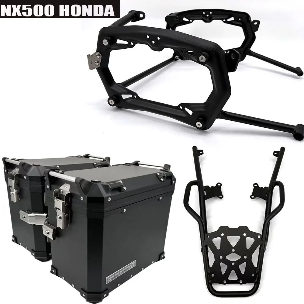 Dedicated Rear Rack and Side Case Mounting Brackets for NX500 (Honda NX500) 38L Aluminum Alloy Side Cases & 45L Top Case
Dedicated Rear Rack and Side Case Mounting Brackets for NX500 (Honda NX500) 38L Aluminum Alloy Side Cases & 45L Top Case