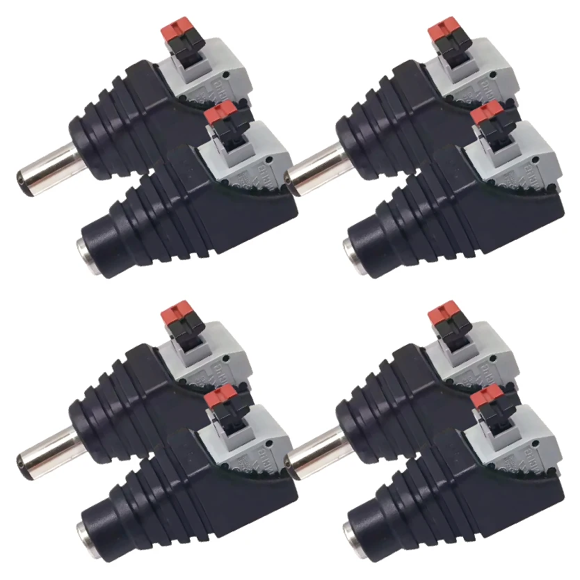 2.1X 5.5mm DC Power Jack Plug Solderless Male/Female BNC Adapter LED Wiring Connector
2.1X 5.5mm DC Power Jack Plug Solderless Male/Female BNC Adapter LED Wiring Connector