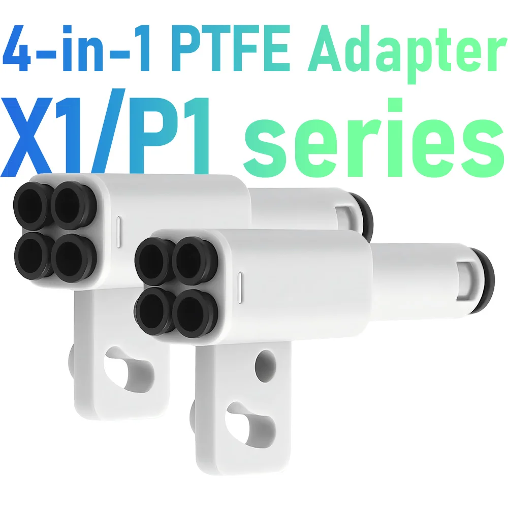 Bambulab X1/P1 Series 4-in-1 PTFE Adapter Material Pipe Expansion Port AMS Connect 4 Feeding Modules For Bambulab X1 X1C P1S P1P
Bambulab X1/P1 Series 4-in-1 PTFE Adapter Material Pipe Expansion Port AMS Connect 4 Feeding Modules For Bambulab X1 X1C P1S P1P