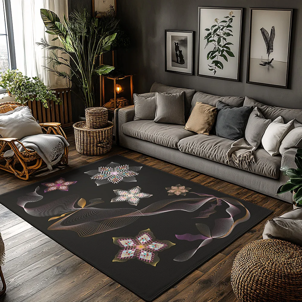 Stylish Area Rug Modern Abstract Art Carpet Living Room Floor Mat Home Decor Non Slip Washable Indoor Outdoor Rug Gift
Stylish Area Rug Modern Abstract Art Carpet Living Room Floor Mat Home Decor Non Slip Washable Indoor Outdoor Rug Gift