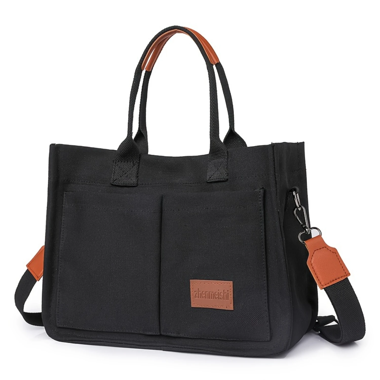 Fashionable handbag, large capacity women's shoulder bag, solid color handbag, minimalist multi pocket single shoulder bag
Fashionable handbag, large capacity women's shoulder bag, solid color handbag, minimalist multi pocket single shoulder bag