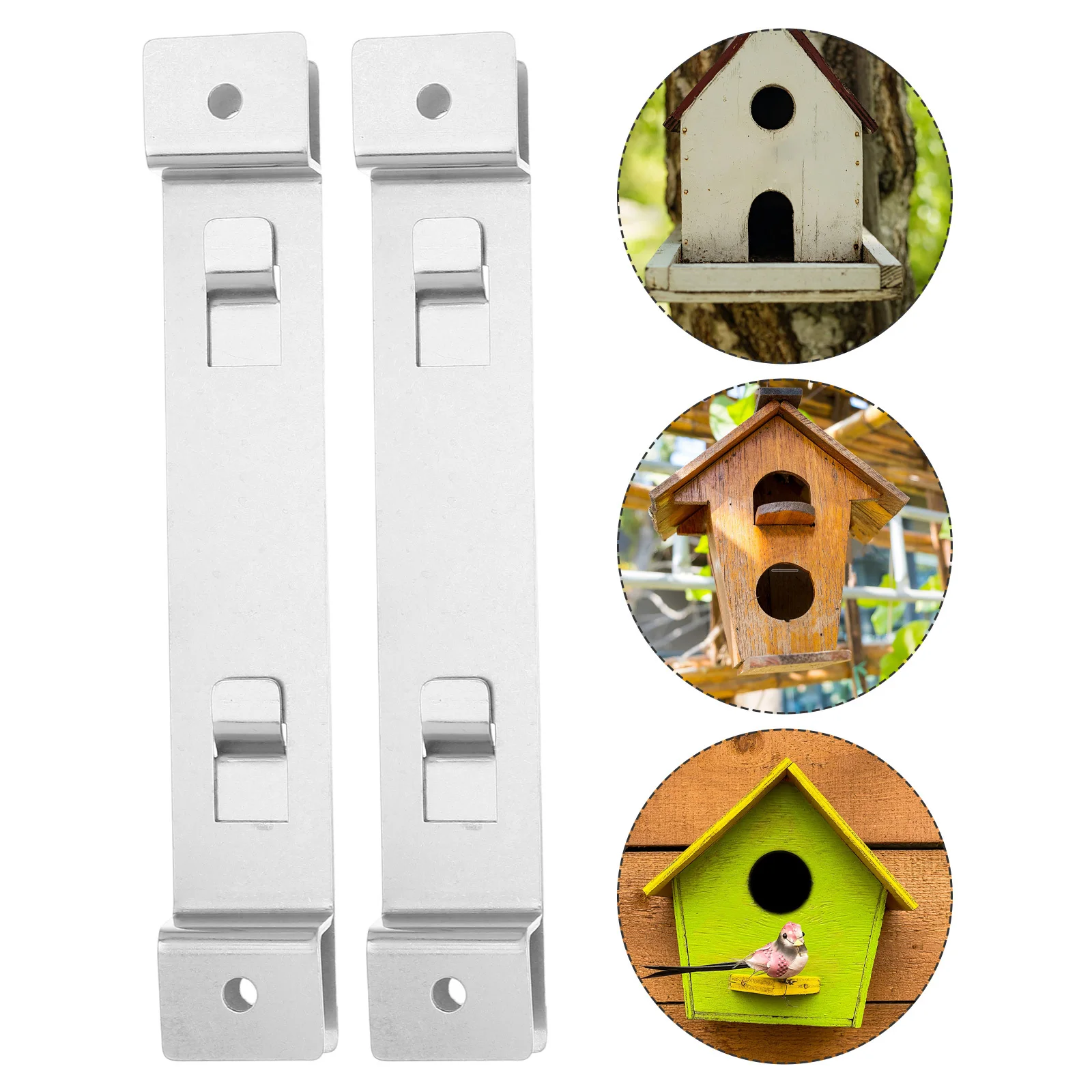 4 set Birdhouse Mounting Bracket Stainless Steel Durable Outdoor Bird Nest Hanger For Tree Fence Pole Easy Install Quick Detach
4 set Birdhouse Mounting Bracket Stainless Steel Durable Outdoor Bird Nest Hanger For Tree Fence Pole Easy Install Quick Detach