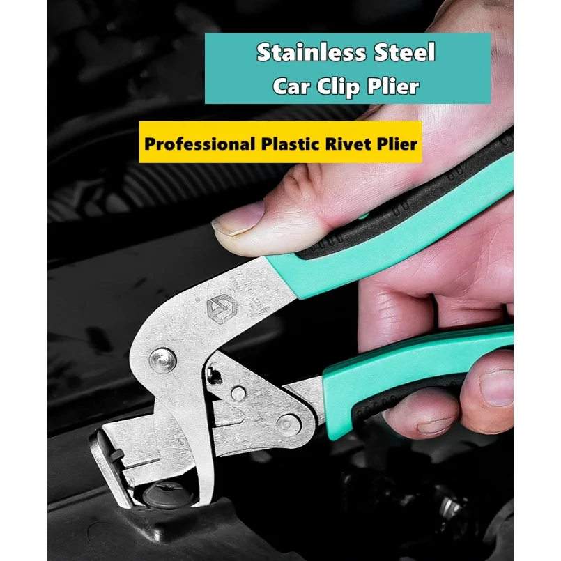 Car Clip Pliers Auto Panel Removal Tool With Rubber Fastener Rivet Tools, Professional Auto Repair Kit For Plastic/Nut Removal
Car Clip Pliers Auto Panel Removal Tool With Rubber Fastener Rivet Tools, Professional Auto Repair Kit For Plastic/Nut Removal