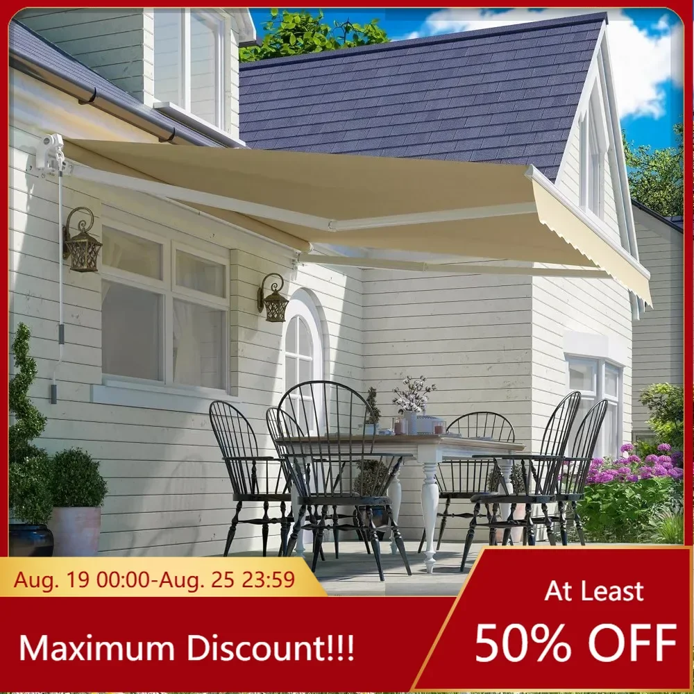 Awning Retractable Fully Assembled Manual Sunshade Shelter Aluminum Frame,Polyester Water-resistant Outdoor Window Door Awning
Awning Retractable Fully Assembled Manual Sunshade Shelter Aluminum Frame,Polyester Water-resistant Outdoor Window Door Awning