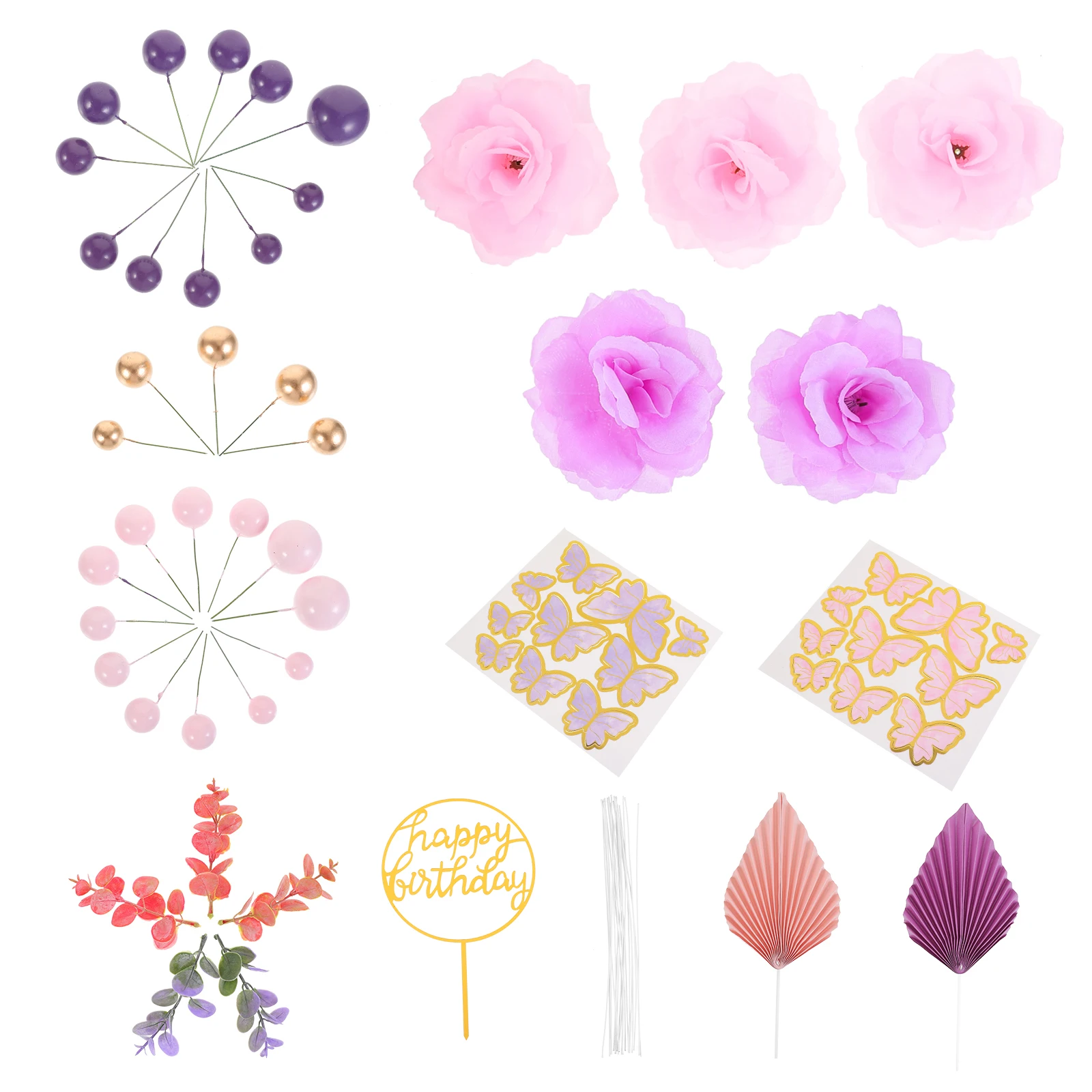 1 set Birthday Cake Decoration Butterfly Flower Topper for Girls Baby Shower Party Event Cake Decorations Butterfly Themed
1 set Birthday Cake Decoration Butterfly Flower Topper for Girls Baby Shower Party Event Cake Decorations Butterfly Themed