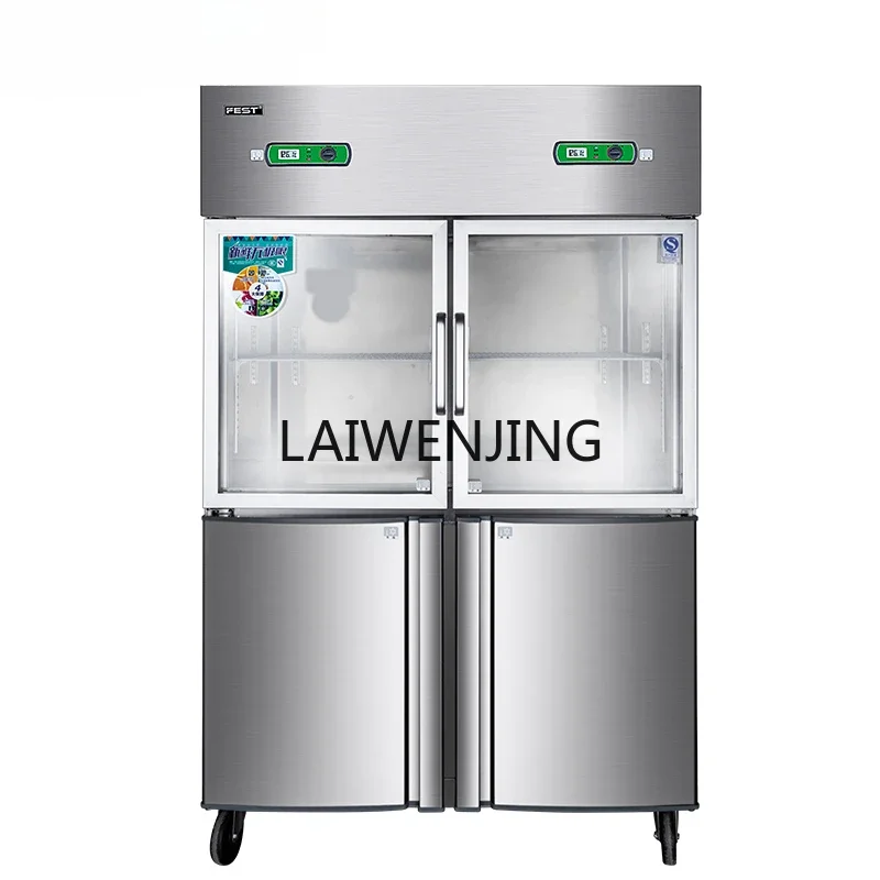 LYN commercial single and double temperature refrigerated and frozen kitchen cabinet six-door fresh-keeping display cabinet
LYN commercial single and double temperature refrigerated and frozen kitchen cabinet six-door fresh-keeping display cabinet