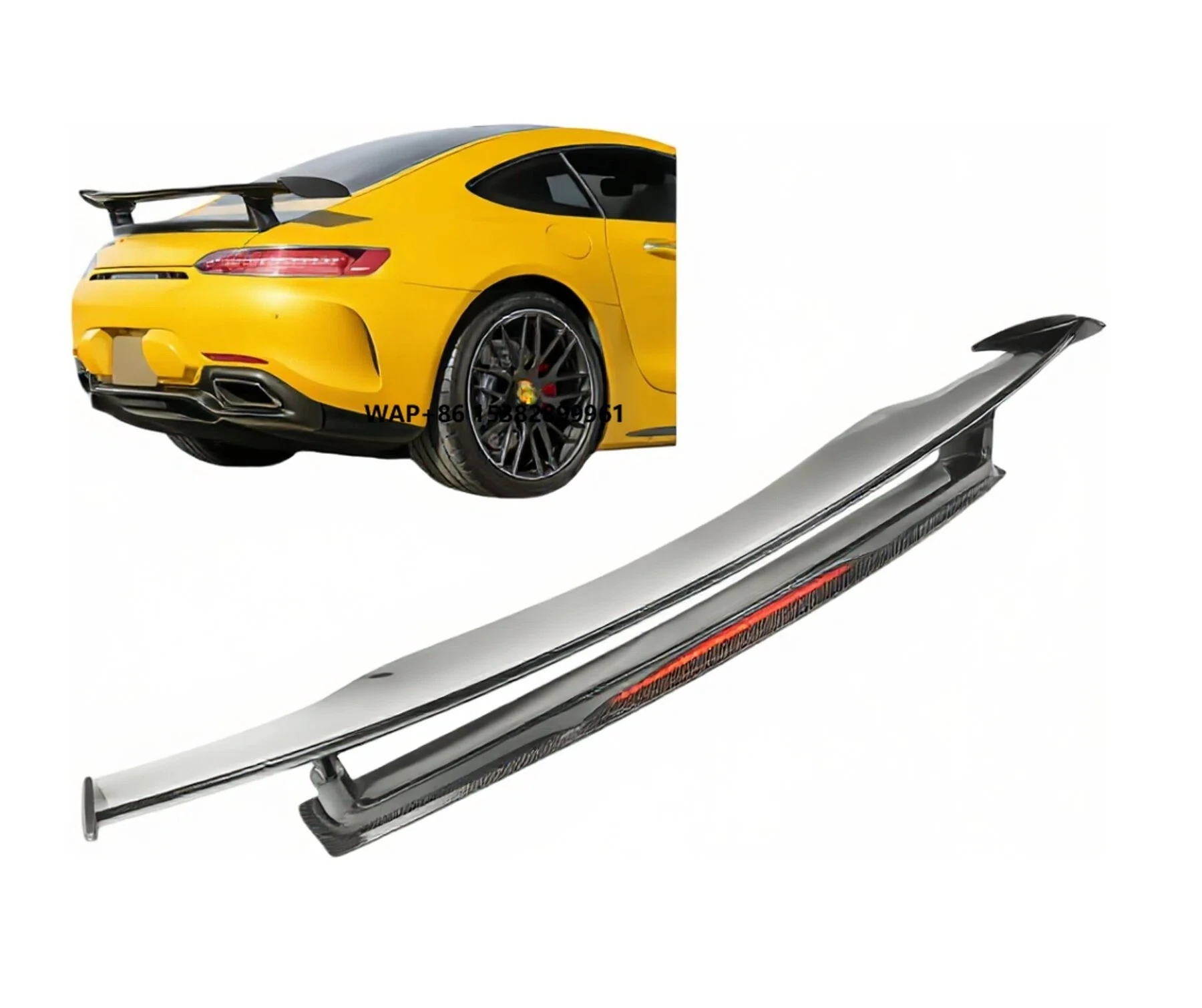 GTR Style Dry Carbon Fiber Rear Spoiler Wing, W190 Wing for GT GTS
GTR Style Dry Carbon Fiber Rear Spoiler Wing, W190 Wing for GT GTS