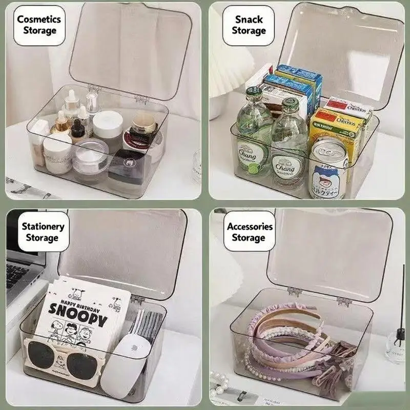 Transparent Acrylic Facial Mask Storage Box Waterproof Dustproof Multi-Purpose Organization With Lid Desktop Make Up Organizer
Transparent Acrylic Facial Mask Storage Box Waterproof Dustproof Multi-Purpose Organization With Lid Desktop Make Up Organizer