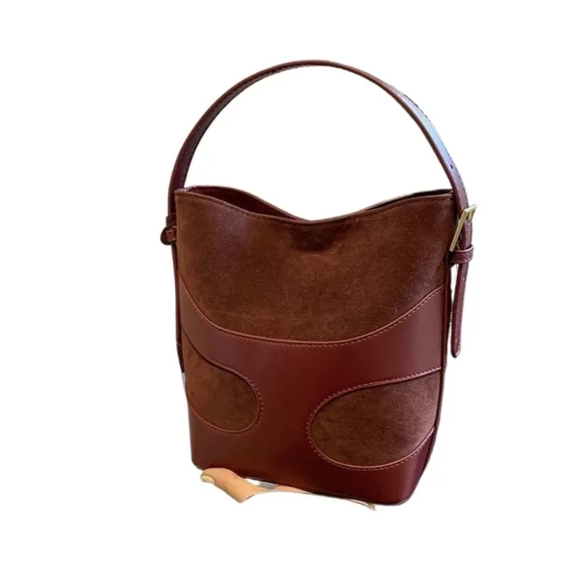 Super Fire Niche Retro Frosted Bag Women's Autumn Winter Cross-body Bag Fashion Bucket Bag High Appearance Level High Quality
Super Fire Niche Retro Frosted Bag Women's Autumn Winter Cross-body Bag Fashion Bucket Bag High Appearance Level High Quality