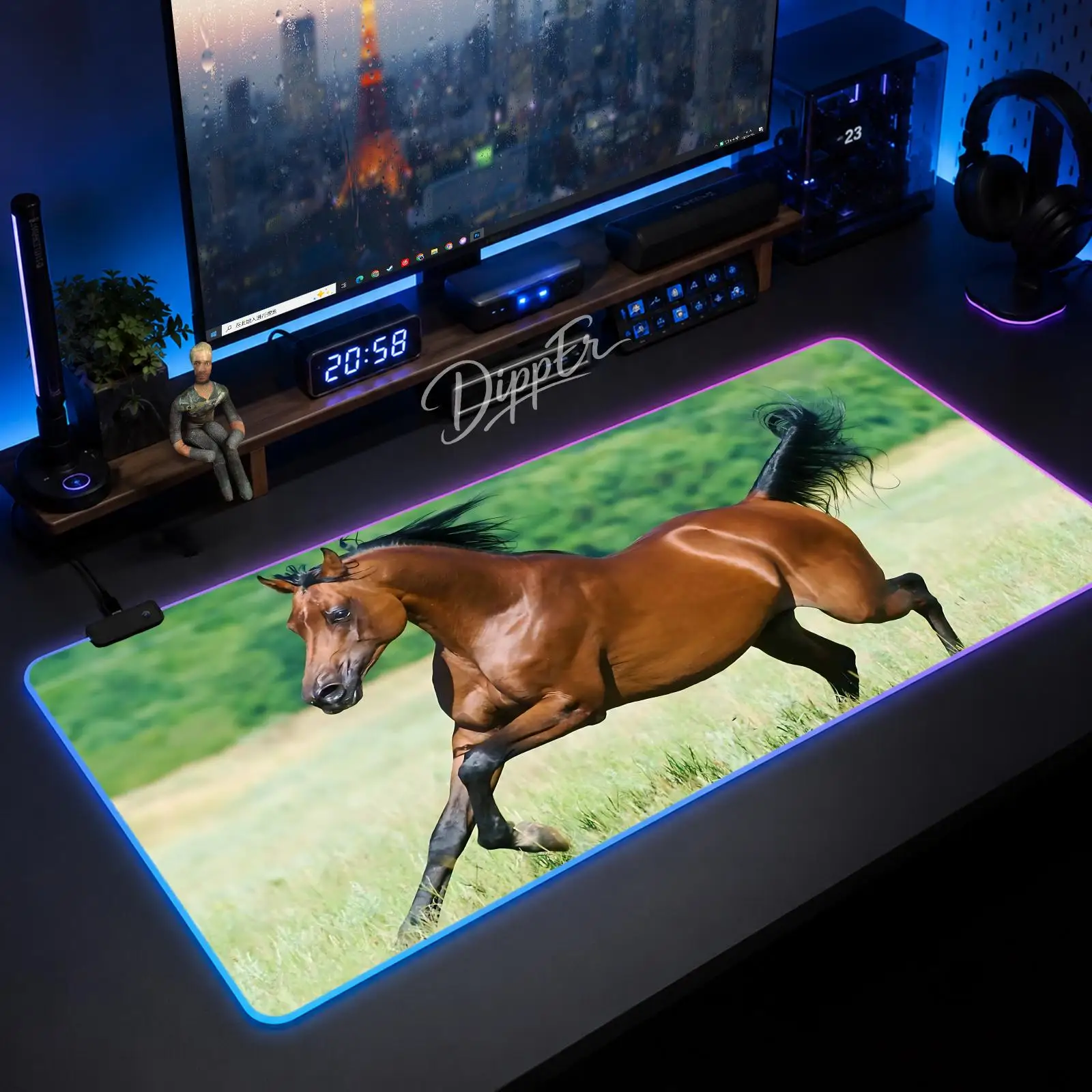 A-Hourse Mouse Pad Large Size LED Glowing Table Pad XXL Gaming Non-slip Rubber Mat With Backlight
A-Hourse Mouse Pad Large Size LED Glowing Table Pad XXL Gaming Non-slip Rubber Mat With Backlight