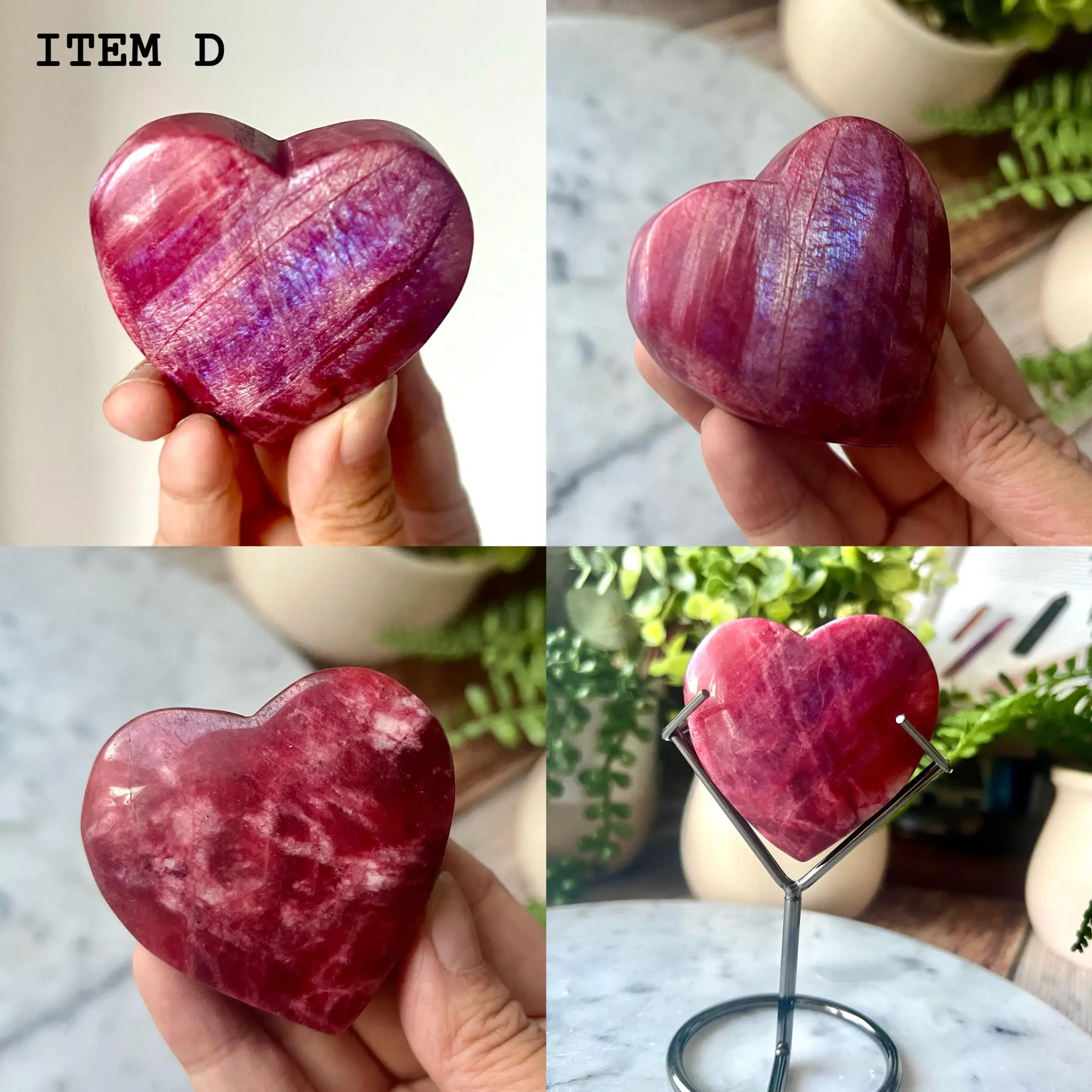 Artificial Red Moonstone Heart-shape Carving, Polished Healing Crystal Ornament, Home Decor Meditation Energy Stone Gift
Artificial Red Moonstone Heart-shape Carving, Polished Healing Crystal Ornament, Home Decor Meditation Energy Stone Gift