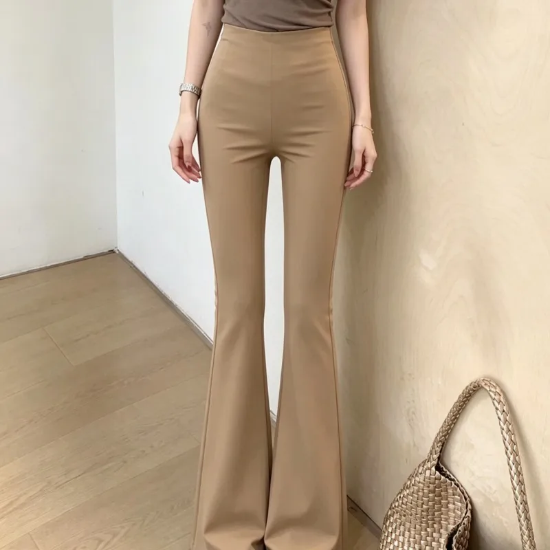 Slim Fit High Waist Bell Bottom Pants Pure Desire Style Thin Display Summer New Women's Casual Pants Long Thin Leggings
Slim Fit High Waist Bell Bottom Pants Pure Desire Style Thin Display Summer New Women's Casual Pants Long Thin Leggings