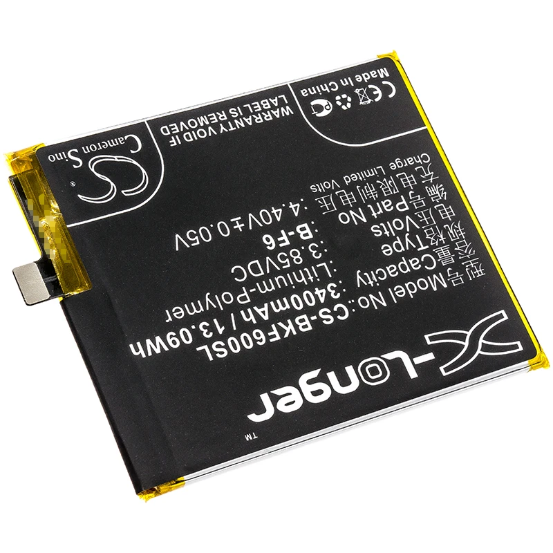 Li-Polymer Mobile, SmartPhone Battery for VIVO, 3.85V, 3400mAh, Compatible Models: V1821, VIVO NEX, VIVO Nex Dual Display
Li-Polymer Mobile, SmartPhone Battery for VIVO, 3.85V, 3400mAh, Compatible Models: V1821, VIVO NEX, VIVO Nex Dual Display