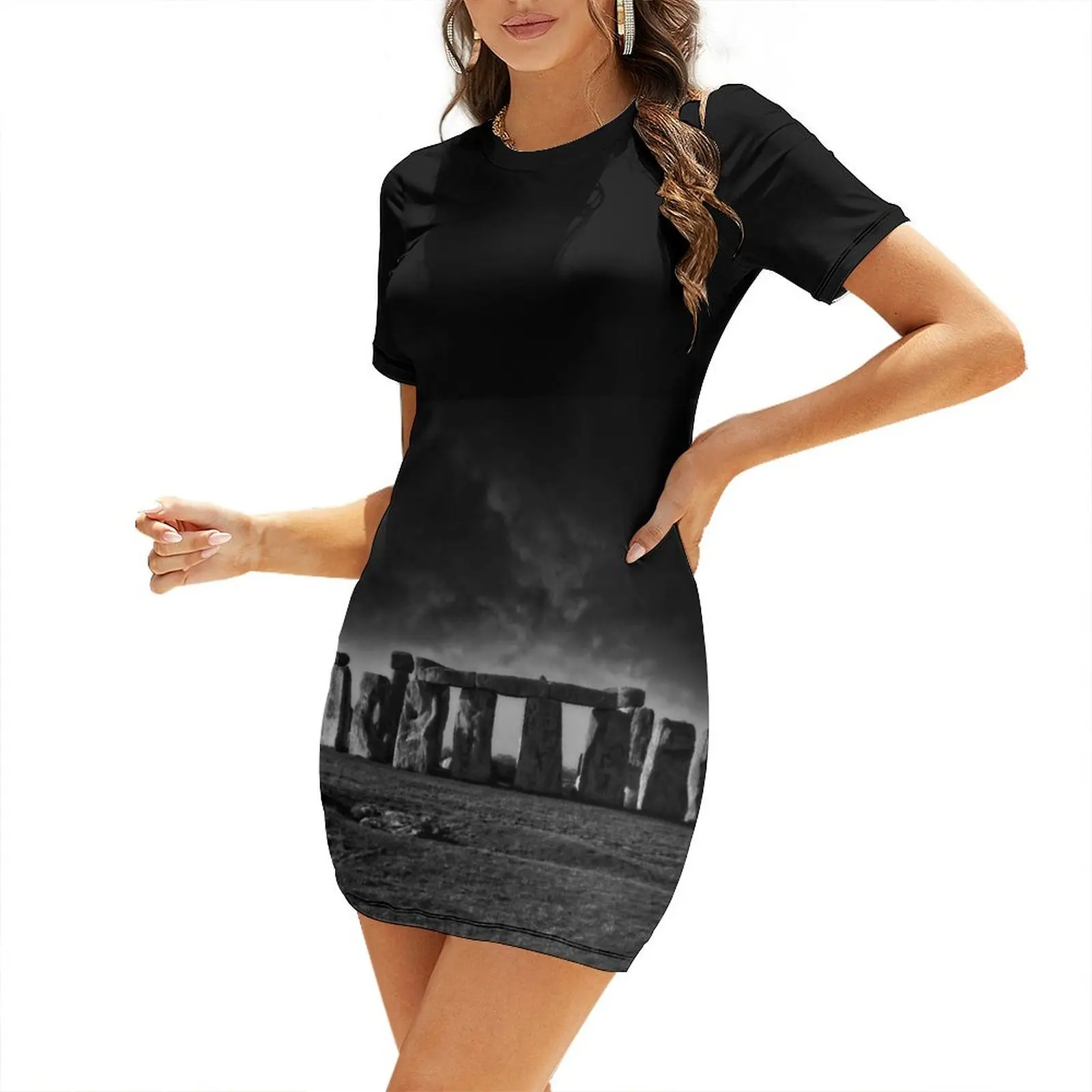 Stonehenge Monochrome 3 Short-Sleeved Dress birthday dresses for women dress for women 2025 Dress
Stonehenge Monochrome 3 Short-Sleeved Dress birthday dresses for women dress for women 2025 Dress